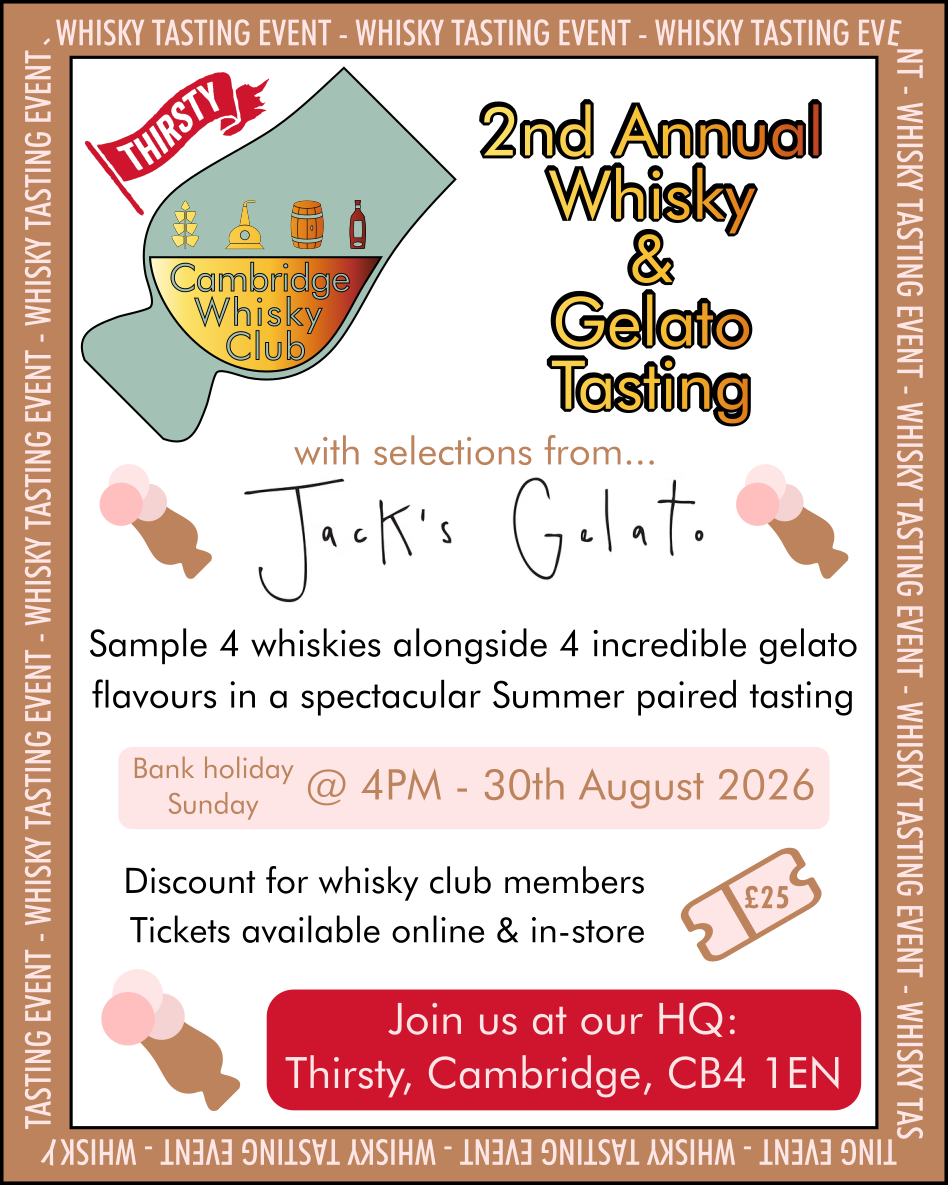 Whisky & Gelato Tasting 2026